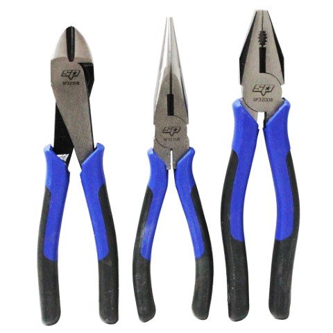 SP AIR - PLIER/CUTTER SET 3PCE 200MM